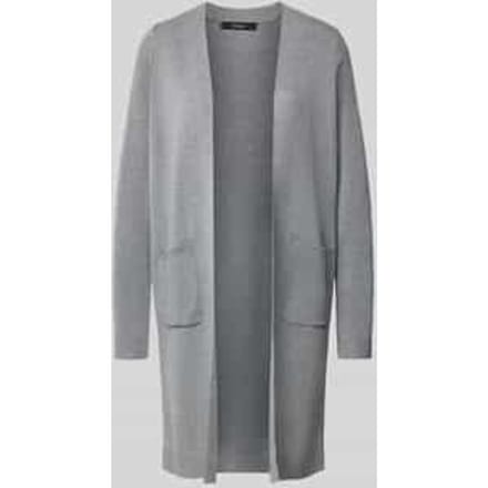 Lange cardigan van viscosemix, model 'SABA'