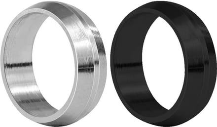 Harrows Pyramid Rings - Shaft Ringen Zilver