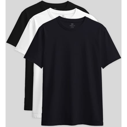 Dames Katoen Elastaan Crew Neck T-Shirt
