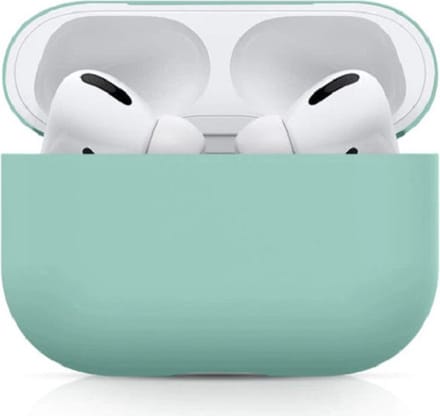 New Age Devi - hoesje geschikt voor Apple AirPods Pro - Soft Case - Cover - One-piece - Siliconen - Mint