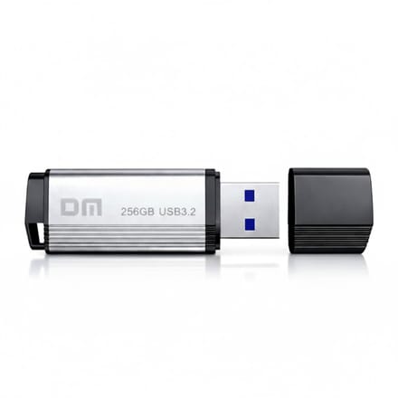 DM USB Stick 256GB - USB 3.2 - 110MB/s - Aluminium