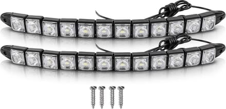 Dailygoods - 2 Stuks 12LED Auto Dagrijverlichting - Waterdichte Mistlampen