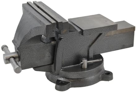 Awtools AW24219 - Draaiende Bankschroef - 200mm - Gietijzer - Vervangbare Bekken
