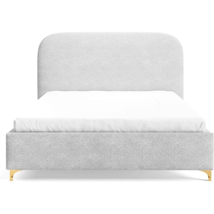 Bedframe Lisar bouclé met opbergruimte 200 x 200 cm | NADUVI Collection