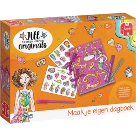 Jumbo - Jill Schirnhofer - Maak je eigen dagboek - Knutselset 8 jaar