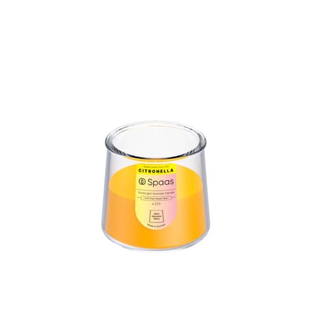 SPAAS PureLight Geurkaars Brandduur ± 33 u Levendig Geel -