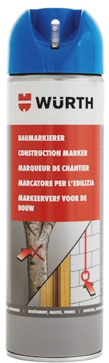 Wurth - Bouwplaatsmarker - bouwmarkeerspray inhoud