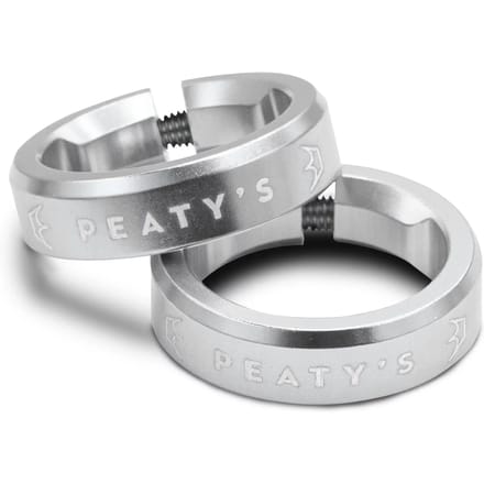 Peaty´s Monarch Fiets Handvat Vergrendelingsring Zilver
