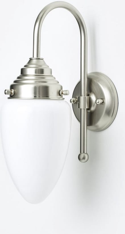 Wandlamp Menhir Small Meander Matnikkel - Art Deco Trade