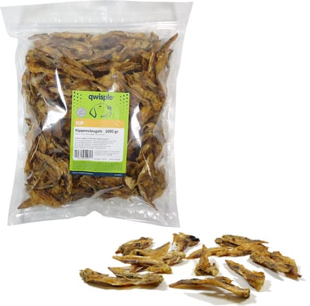 Qwisple Kippenvleugels - Natuurlijke Hondensnacks - 1000 gr