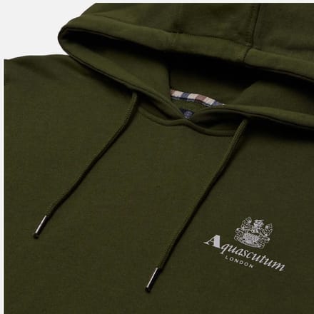 Aquascutum Active Big Logo Groene Hoodie