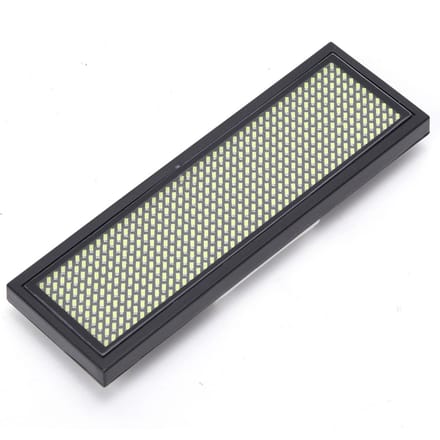 LED Naamkaartje Scrollende Bericht Tag Chinees 4 Tekens Teken Display wit