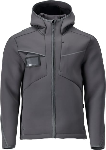 Mascot Customized Softshell jas met capuchon 22086-662 - steengrijs - 3XL