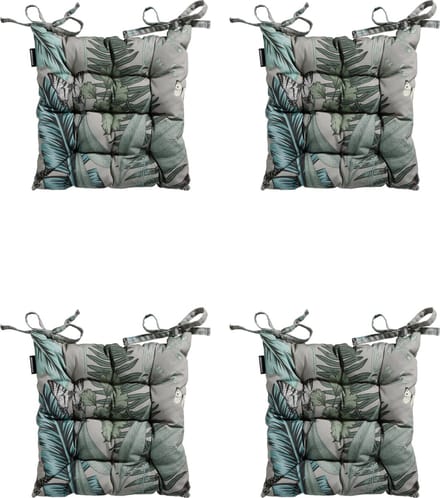 Madison - Zitkussen - Universeel - 4 stuks - 46 x 46cm - Scott - Grijs