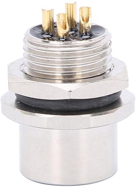 Allecto - Luchtvaartstekker - 4-Pins Connector - Waterdicht Ip67