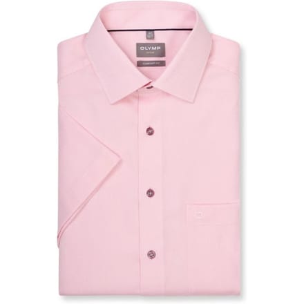OLYMP Luxor Overhemd, Comfort Fit, New Kent, Lichtroze