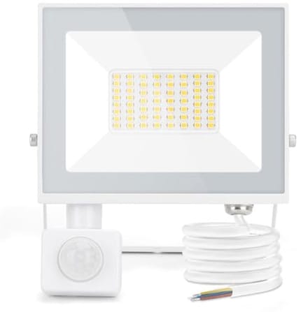 30 W LED Floodlight met Bewegingssensor - Helder Buitenlicht voor Tuin, Garage en Patio