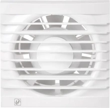 Soler & Palau EDM-80NTZ Toilet-/doucheventilator + timer 122x122mm - inbouw - 9W - 33dB - Wit