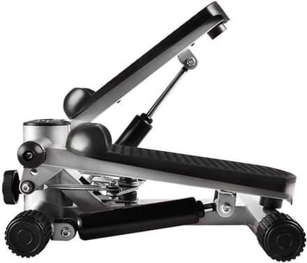 Stepper met display - Mini trainer - Thuis sporten - Dubbele hydraulische staaf - 30 pond weerstand - Zwart