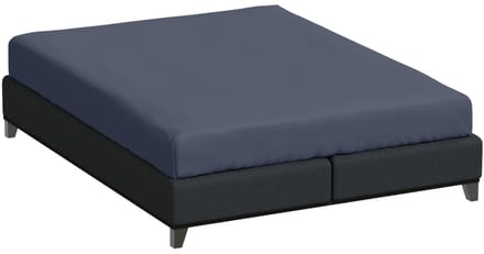 Formesse Bella Donna hoeslaken Jersey blauwgrijs 120/130 x 200/220