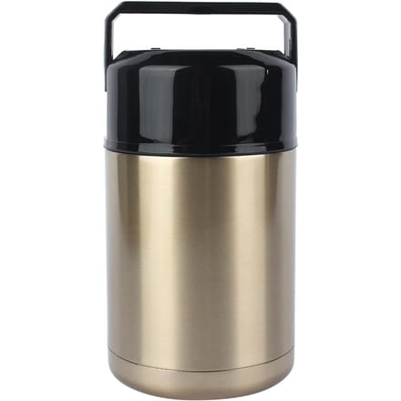 1000ml Roestvrijstalen Vacuüm Thermos Lunchbox Smoldering Mok Geïsoleerde Soepcontainer black
