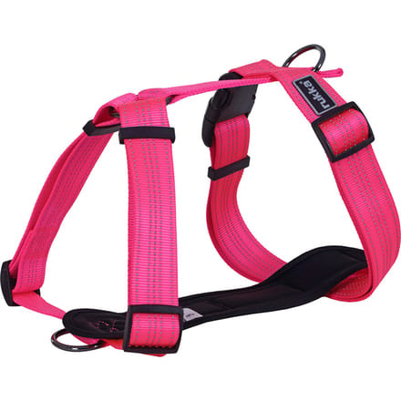 Rukka® Form Neon Harnas, roze maat L hond