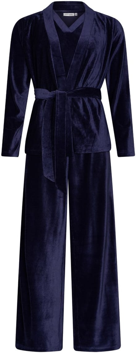 Pastunette Premium - Huispak - Midnight - 3-Delig - Velours - Donkerblauw - Maat 44