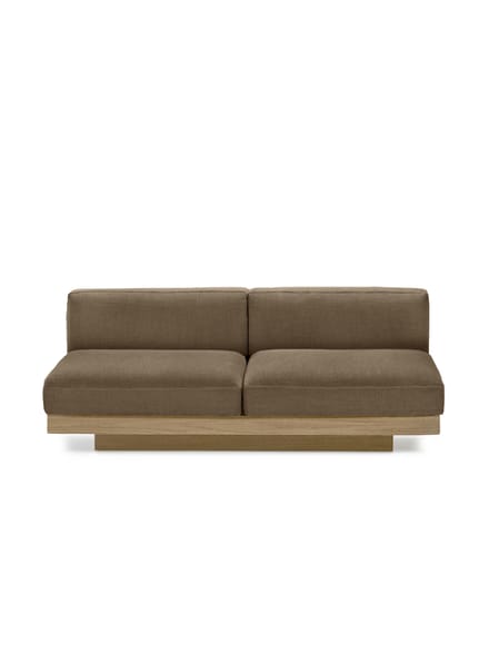 Serax Rudolph Teak Outdoor 2-zitsbank - camel