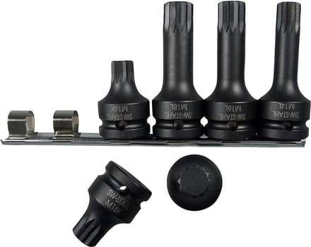 SW-Stahl 10195L chassisgereedschapset XZN 6-delig, 1/2"