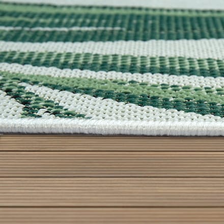Binnen- en buitenkleed Ostenza groen 120 cm rond