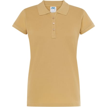 JHK Dames/Dames Regular Poloshirt (Zand)