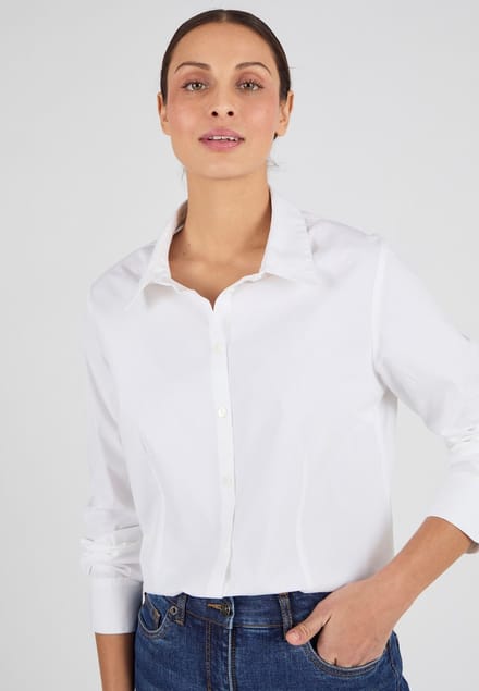 Damart - Basic blouse - Dames - Wit - 38