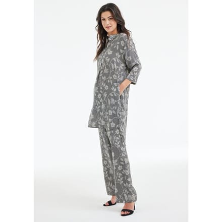 DIDI Tunic Diary Black Bloom Print Taglia: 38 | Maglie a manica lunga Outlet | Donna | Nero