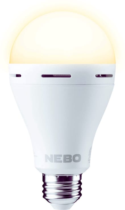 Zelf Opladende E27 LED Noodlamp Blackout Backup Lamp Oplaadbaar + Portable Powercap Ophangfitting