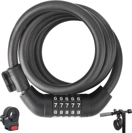 Veilig E-scooter Slot - Zwart