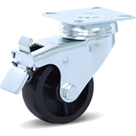 Meso Zwenkwiel met rem 50mm - 50kg draagvermogen