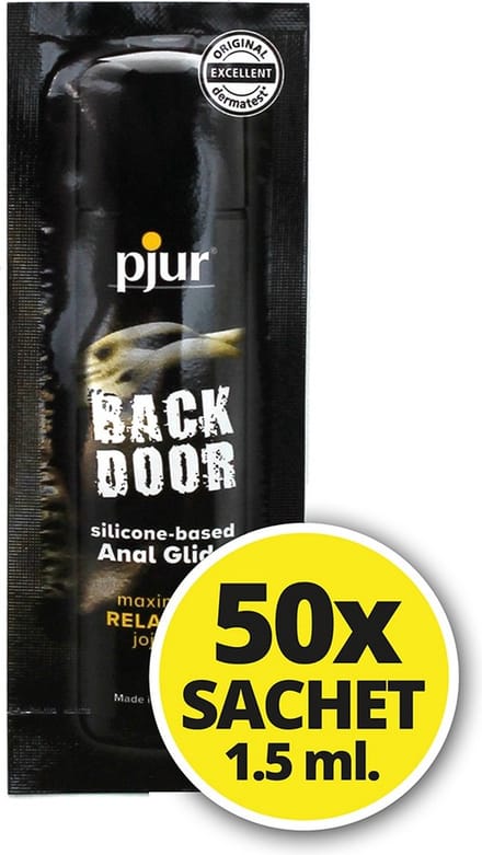 Pjur - Back Door Relaxing Anaal Glijmiddel op Siliconen basis 50 x 1.5 ml