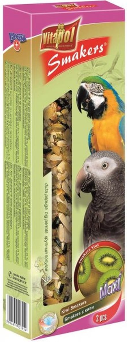Papegaaiencracker-kiwi-vitapol-1 doosje-papegaaiensnack