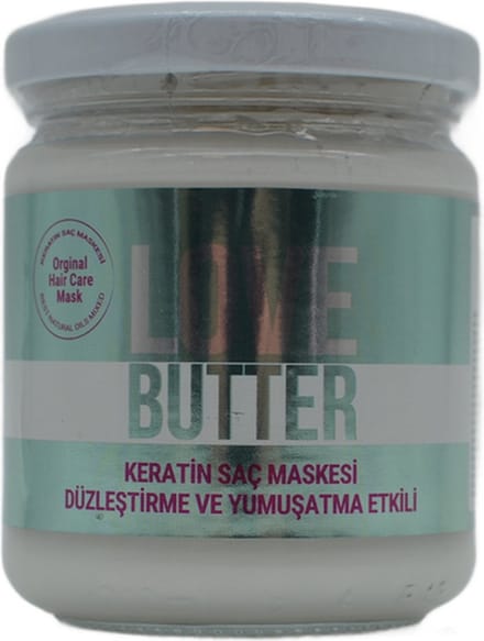 Love Butter Keratine Haarmasker 190 ml - Intensieve Voeding & Herstel