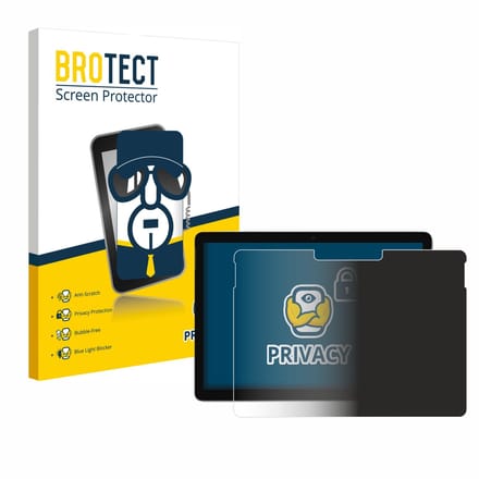 BROTECT - privacy screenprotector voor Microsoft Surface Go 2 10.5" - Folie Beschermfolie Blauwlichtfilter
