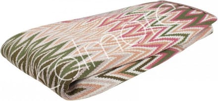 Colmore by Diga katoenen plaid met print pastel 130 x 170 cm