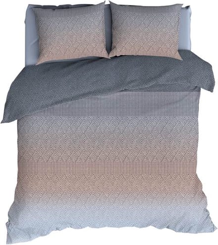 Romanette Grossarl Dekbedovertrek - Extra breed - 260x200/220 cm - Dovegrey