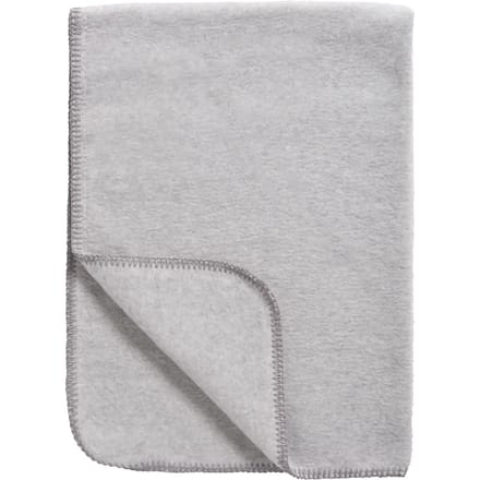 Meyco Baby Uni wiegdeken - geweven - grey melange - 75x100cm - 1.0 TOG