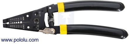 Wire Stripper 10-20 AWG Solid (12-22 AWG Stranded) striptang Pololu 1922