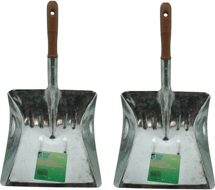 Benson Blik zonder stoffer - 2x - voor buiten - verzinkt - 22 cm