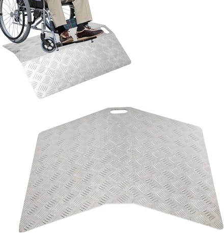 Draagbare Aluminium Drempelhelling Antislip voor Rolstoel en Kinderwagen