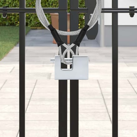 Cadenas Suspendu 2 pcs Acier Argenté