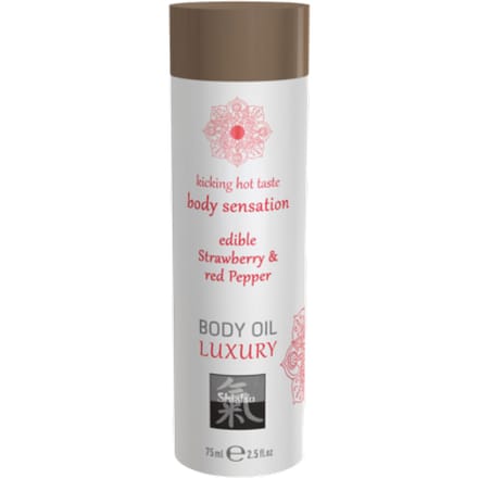 Shiatsu HOT Lichaamsolie Eetbaar - 75ml