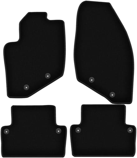 BASIC zwarte veloursmatten voor: Volvo XC70 II stationwagen (2000-2007)