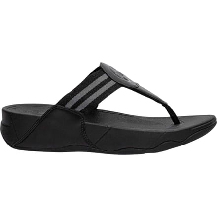 FitFlop Dames Walkstar Brede Sandalen (Zwart)